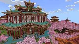 Screenshot of the Minecraft Bedrock Marketplace product Japanese Furniture created by 5 Frame Studios.