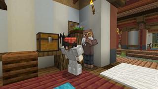 Screenshot of the Minecraft Bedrock Marketplace product Japanese Furniture created by 5 Frame Studios.