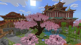 Screenshot of the Minecraft Bedrock Marketplace product Japanese Furniture created by 5 Frame Studios.