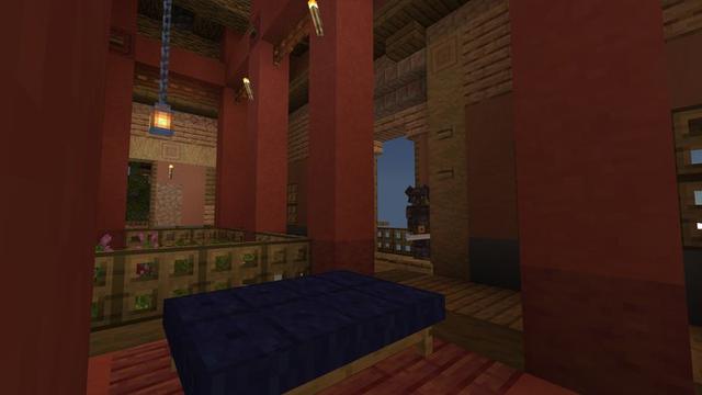 Screenshot of the Minecraft Bedrock Marketplace product Japanese Mountain Village created by 5 Frame Studios.