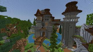 Screenshot of the Minecraft Bedrock Marketplace product Lava Dome Survival created by 5 Frame Studios.