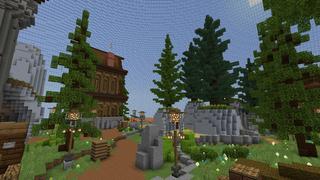 Screenshot of the Minecraft Bedrock Marketplace product Lava Dome Survival created by 5 Frame Studios.