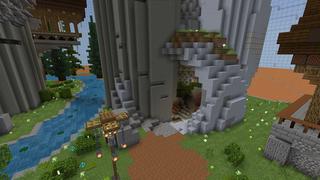 Screenshot of the Minecraft Bedrock Marketplace product Lava Dome Survival created by 5 Frame Studios.