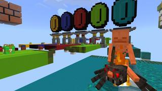 Screenshot of the Minecraft Bedrock Marketplace product Lucky Block Race created by 5 Frame Studios.