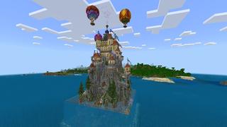 Screenshot of the Minecraft Bedrock Marketplace product Magical Aqua Castle created by 5 Frame Studios.