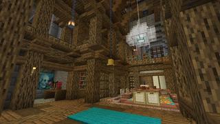Screenshot of the Minecraft Bedrock Marketplace product Magical Aqua Castle created by 5 Frame Studios.