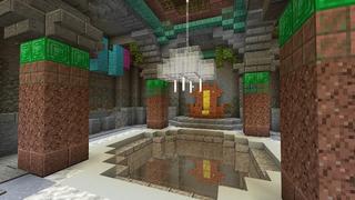 Screenshot of the Minecraft Bedrock Marketplace product Magical Aqua Castle created by 5 Frame Studios.