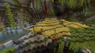 Screenshot of the Minecraft Bedrock Marketplace product MEGA Cave Mansion created by 5 Frame Studios.