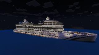 Screenshot of the Minecraft Bedrock Marketplace product Mega Cruise Ship created by 5 Frame Studios.