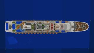 Screenshot of the Minecraft Bedrock Marketplace product Mega Cruise Ship created by 5 Frame Studios.