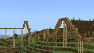 Screenshot of the Minecraft Bedrock Marketplace product Mega Iron Golem Farm created by 5 Frame Studios.