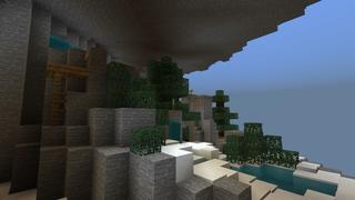 Screenshot of the Minecraft Bedrock Marketplace product Mega Spiral Parkour created by 5 Frame Studios.
