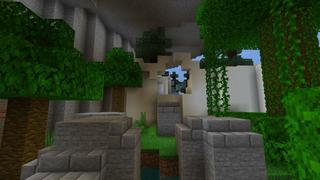 Screenshot of the Minecraft Bedrock Marketplace product Mega Spiral Parkour created by 5 Frame Studios.
