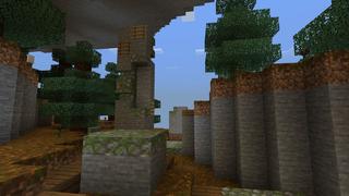 Screenshot of the Minecraft Bedrock Marketplace product Mega Spiral Parkour created by 5 Frame Studios.