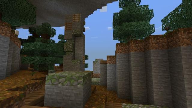 Screenshot of the Minecraft Bedrock Marketplace product Mega Spiral Parkour created by 5 Frame Studios.