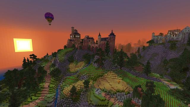 Screenshot of the Minecraft Bedrock Marketplace product Millionaire Island Kingdom created by 5 Frame Studios.