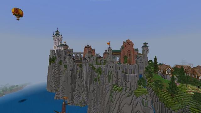 Screenshot of the Minecraft Bedrock Marketplace product Millionaire Island Kingdom created by 5 Frame Studios.
