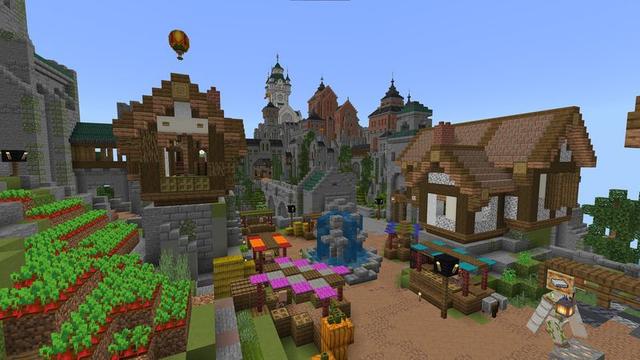 Screenshot of the Minecraft Bedrock Marketplace product Millionaire Island Kingdom created by 5 Frame Studios.
