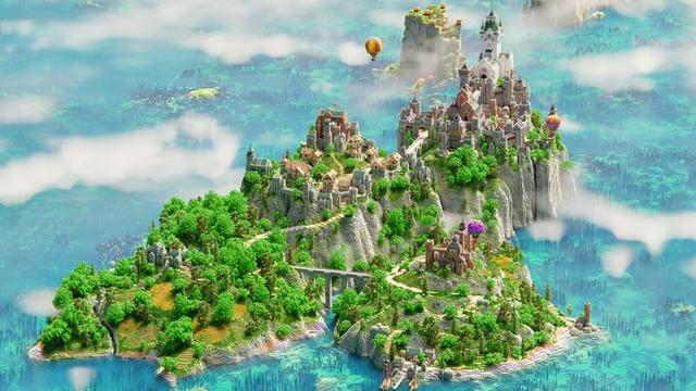 Thumbnail of the Minecraft Bedrock Marketplace product Millionaire Island Kingdom created by 5 Frame Studios.
