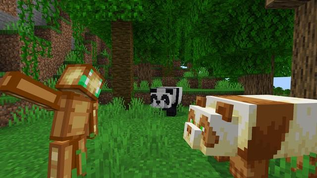 Screenshot of the Minecraft Bedrock Marketplace product Mob Totems Pack created by 5 Frame Studios.