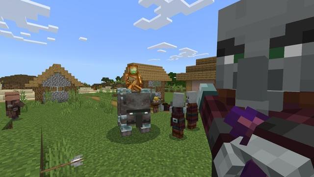Screenshot of the Minecraft Bedrock Marketplace product Mob Totems Pack created by 5 Frame Studios.