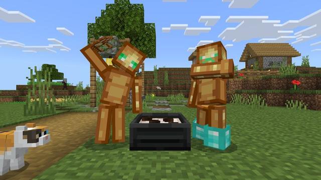 Screenshot of the Minecraft Bedrock Marketplace product Mob Totems Pack created by 5 Frame Studios.
