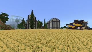 Screenshot of the Minecraft Bedrock Marketplace product Modern Stadium City created by 5 Frame Studios.