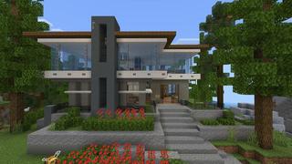 Screenshot of the Minecraft Bedrock Marketplace product Noob Pro Hacker Mansions created by 5 Frame Studios.