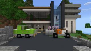 Screenshot of the Minecraft Bedrock Marketplace product Noob Pro Hacker Mansions created by 5 Frame Studios.