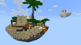 Screenshot of the Minecraft Bedrock Marketplace product One Block Survival created by 5 Frame Studios.