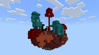 Screenshot of the Minecraft Bedrock Marketplace product One Block Survival created by 5 Frame Studios.