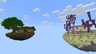 Screenshot of the Minecraft Bedrock Marketplace product One Block Survival created by 5 Frame Studios.