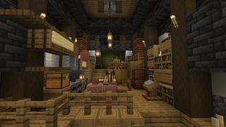 Screenshot of the Minecraft Bedrock Marketplace product OP Fishing loot created by 5 Frame Studios.