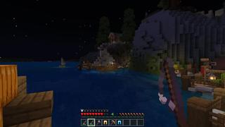 Screenshot of the Minecraft Bedrock Marketplace product OP Fishing loot created by 5 Frame Studios.