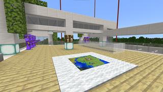 Screenshot of the Minecraft Bedrock Marketplace product Pro Hacker Mansion created by 5 Frame Studios.