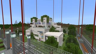 Screenshot of the Minecraft Bedrock Marketplace product Pro Hacker Mansion created by 5 Frame Studios.