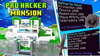 Thumbnail of the Minecraft Bedrock Marketplace product Pro Hacker Mansion created by 5 Frame Studios.