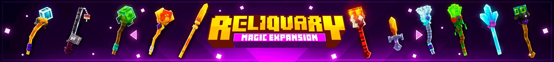 Panorama of the Minecraft Bedrock Marketplace product Reliquary Magic Expansion Add-On created by 5 Frame Studios.