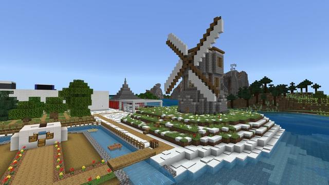 Screenshot of the Minecraft Bedrock Marketplace product SB737 Awesome World created by 5 Frame Studios.