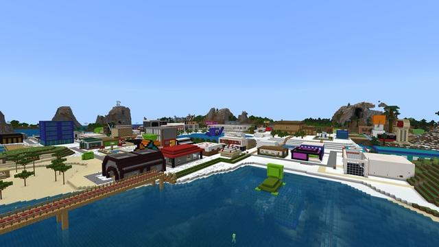 Screenshot of the Minecraft Bedrock Marketplace product SB737 Awesome World created by 5 Frame Studios.