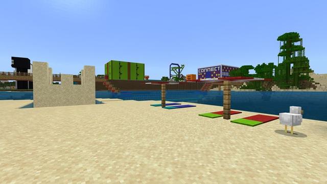 Screenshot of the Minecraft Bedrock Marketplace product SB737 Awesome World created by 5 Frame Studios.