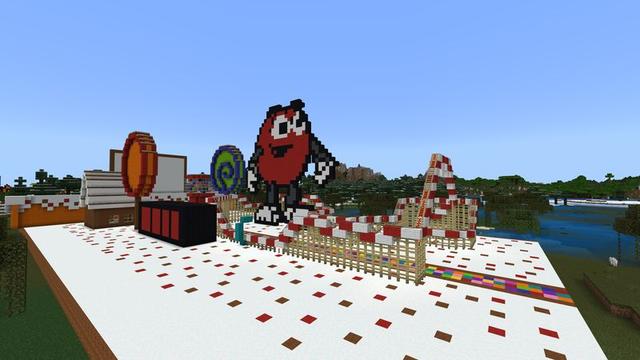Screenshot of the Minecraft Bedrock Marketplace product SB737 Awesome World created by 5 Frame Studios.