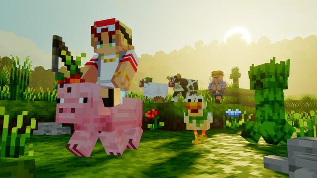 Screenshot of the Minecraft Bedrock Marketplace product Seasons Realism+ created by 5 Frame Studios.