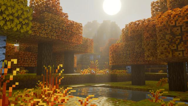 Screenshot of the Minecraft Bedrock Marketplace product Seasons Realism+ created by 5 Frame Studios.