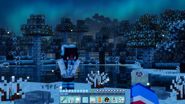 Screenshot of the Minecraft Bedrock Marketplace product Seasons Realism+ created by 5 Frame Studios.