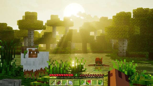 Screenshot of the Minecraft Bedrock Marketplace product Seasons Realism+ created by 5 Frame Studios.