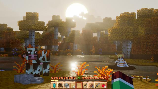 Screenshot of the Minecraft Bedrock Marketplace product Seasons Realism+ created by 5 Frame Studios.