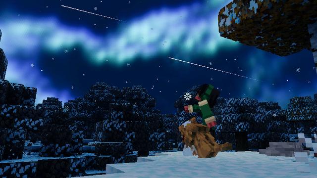 Screenshot of the Minecraft Bedrock Marketplace product Seasons Realism+ created by 5 Frame Studios.