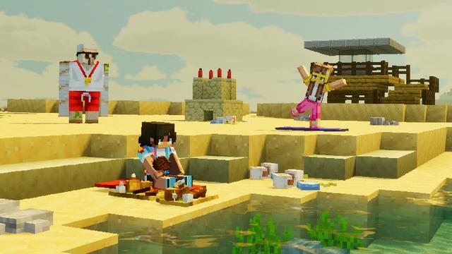 Screenshot of the Minecraft Bedrock Marketplace product Seasons Realism+ created by 5 Frame Studios.