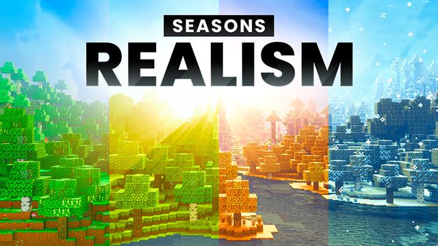 Thumbnail of the Minecraft Bedrock Marketplace product Seasons Realism+ created by 5 Frame Studios.
